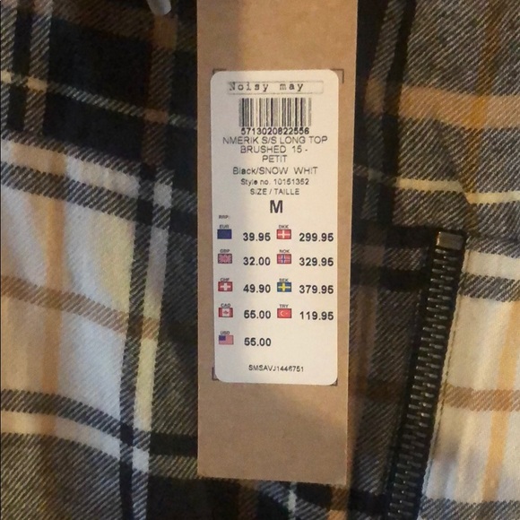 🆕 ASOS/Noisey May/ Plaid Shirt Dress 🆕 - Picture 5 of 5